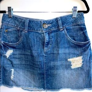 SALE ❤️‍🔥Elle Distressed Denim Mini